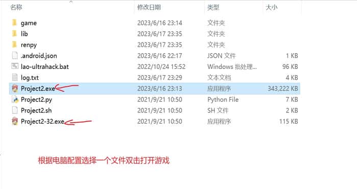 游戏运行说明